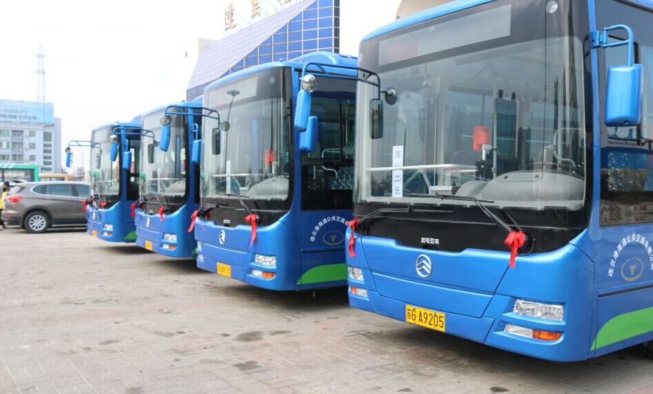 公交5路、8路、10路、23路更新新能源純電動(dòng)車輛